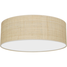 Milagro Marshall Rattan White Ceiling Lamp 230V - Size: 50 x 50 x 13cm - Wilko - thumbnail 6