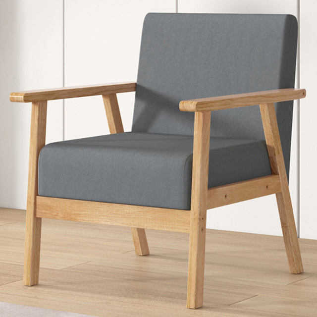 Grey Country Padded Armchair - Size: Single - MCC - Wilko - image 1