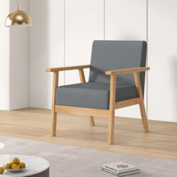 Grey Country Padded Armchair - Size: Single - MCC - Wilko - thumbnail 5