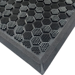 My Home Rubber Pin Door Mat Black - Wilko - thumbnail 3