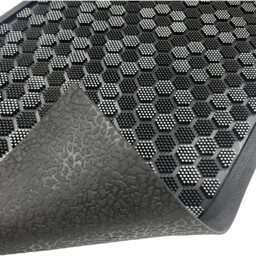 My Home Rubber Pin Door Mat Black - Wilko - thumbnail 4