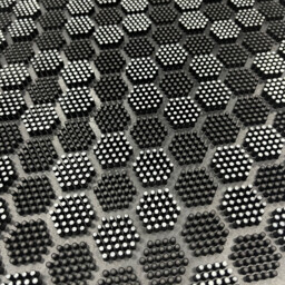 My Home Rubber Pin Door Mat Black - Wilko - thumbnail 5
