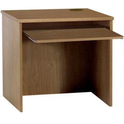 R White Cabinets Home Office Desk with Keyboard Tray Brown - Size: 72 x 85 x 54cm - Wilko - thumbnail 3