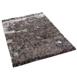 Desire Rug Modern Silver Two Tone Shimmer Soft Shaggy Area Rug 60 x 220cm - Desire Rugs - Wilko - thumbnail 1