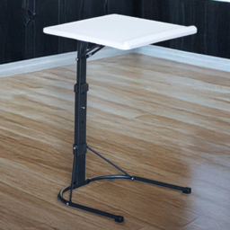 Gr8 Home Folding Laptop Table with Adjustable Tray Black and White - Multi - Wilko