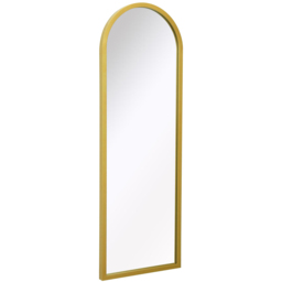 MirrorOutlet The Arcus Gold Framed Arched Garden Wall Mirror 120 x 40cm - Size: 120 x 40 x 3cm - Wilko - thumbnail 4