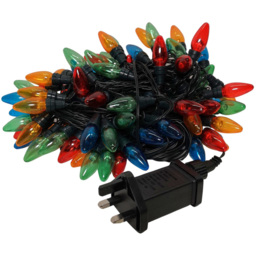 Samuel Alexander 120 Multicolour LED Bulb Multi-Function Black Festoon Light 12m - Size: 5 x 1200 x 5cm - Multi Coloured - Wilko - thumbnail 3