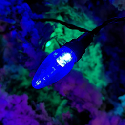 Samuel Alexander 120 Multicolour LED Bulb Multi-Function Black Festoon Light 12m - Size: 5 x 1200 x 5cm - Multi Coloured - Wilko - thumbnail 6