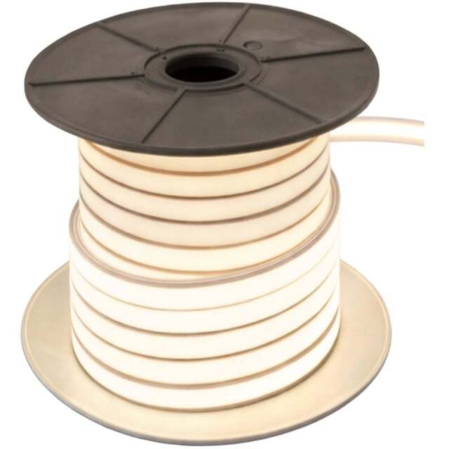 ENER-J 24V Natural White Silicon Neon Strip with Clips and Connector Cable 30m - Size: 100 x 100 x 3000cm - ENERJ - Wilko - image 1