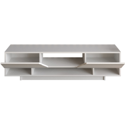 Decorotika Aspatria White TV Unit - Size: 34 x 160 x 37cm - Wilko - thumbnail 3