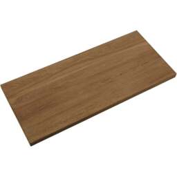 Florence A Line Smoked Oak Rectangular Dining Table Extension Leaf - Size: 3.6 x 42 x 95cm - Brown - Furniture To Go - Wilko