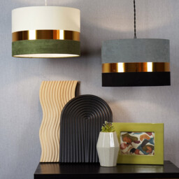 Maddox Shade - Grey, Gold and Black - Wilko - thumbnail 3
