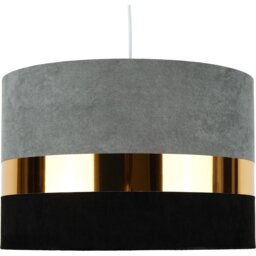Maddox Shade - Grey, Gold and Black - Wilko