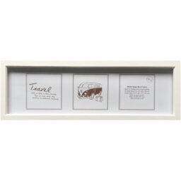 The Port. Co Gallery White Deep Box Photo Frame 20 x 60cm - Size: 6.5 x 22 Inch - Wilko - thumbnail 1