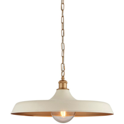 Merano Afragola Dome Matt Warm White and Satin Gold Pendant Ceiling Light - Size: 50 x 50 x 169cm - Wilko - thumbnail 5