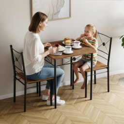 Vida Designs Roslyn 2 Seater Square Dining Set Dark Wood - Wilko - thumbnail 5