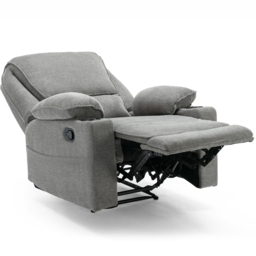 Furniture Online Sydney Grey Manual Recliner Chair with Cupholder - Size: 104 x 90 x 92.5cm - Wilko - thumbnail 5
