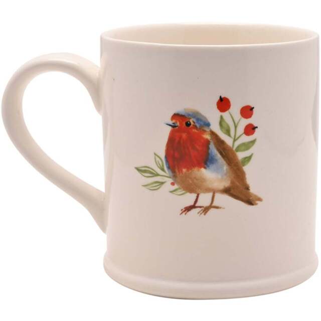 The Seasonal Gift Co. Robin Grandma Mug - Size: 10 x 14 x 9cm - White - Wilko - image 1
