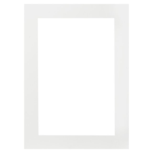 Rectangular Ivory Photo Frame Mount 23 x 15 inch - Size: A2 - White - The Port. Co Gallery - Wilko - image 1