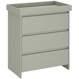 Shefa 880 3 Drawer Grey Kids Changing Unit - Size: 92 x 80 x 50cm - Wilko - thumbnail 3