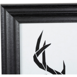The Port. Co Gallery Ashford Black Mounted Photo Frame 8 x 6 inch - Size: A5 - Wilko - thumbnail 3