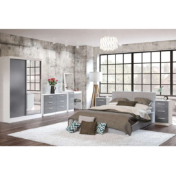 Lynx 3 Drawer White Dressing Table - Size: 40.5 x 93 x 79cm - Birlea - Wilko - thumbnail 4