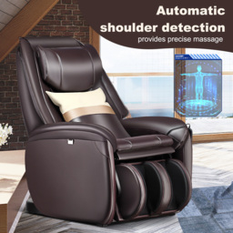 Costway Brown 3D Zero Gravity Massage Chair with Full Body Massage and Back Heater - Size: Single - Wilko - thumbnail 6