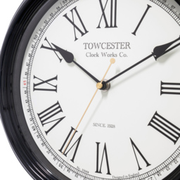 Acctim Redbourn Black Wall Clock - Size: 6 x 30.3 x 30.3cm - Wilko - thumbnail 5