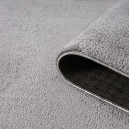 Desire Rugs Comfy Dark Grey Anti Slip Felt Backing Round Rug 100cm - Size: 100 x 100cm - Wilko - thumbnail 4