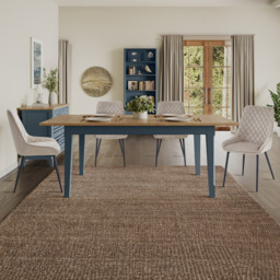 Baumhaus Signature 6 Seater Extending Dining Table Blue and Oak - Wilko - thumbnail 7