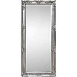 Julian Bowen Palais White Dress Mirror - Size: 130 x 40cm - Silver - Wilko - thumbnail 1