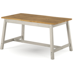 Core Products Corona 4 Seater Large Dining Table Grey - Wilko - thumbnail 3