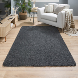 My Rug Charcoal 100 x 150cm - Size: 100 x 150 x 2cm - grey - Wilko - thumbnail 3