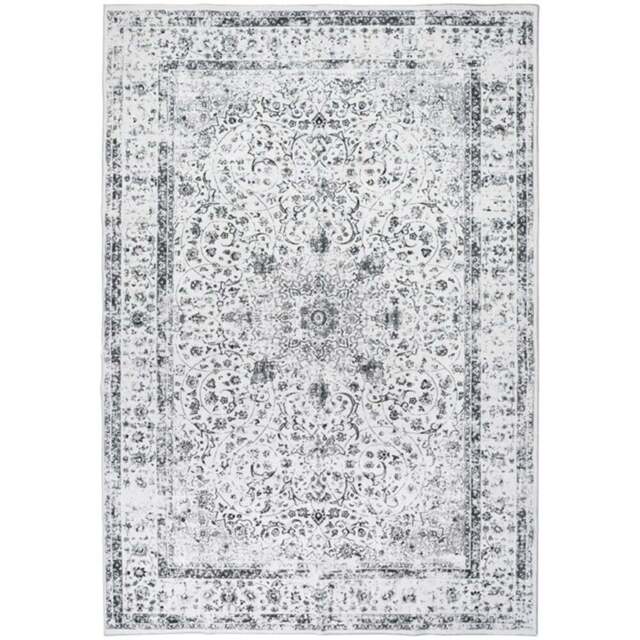 tectake Aliya Washable Rug 274 x 200cm - Size: 0.6 x 200 x 274cm - Grey - Wilko - image 1