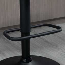 Portland Light Khaki Height Adjustable Bar Stool Set of 2 - Brown - Wilko - thumbnail 4