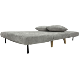 Indoor Living Joshua 2 Seater Grey Sofa Bed - Wilko - thumbnail 7