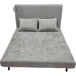 Indoor Living Joshua 2 Seater Grey Sofa Bed - Wilko - thumbnail 4