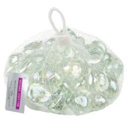 Clear Shell Glass Stones Ornament - Wilko
