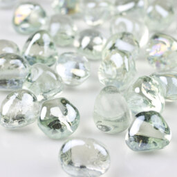 Clear Shell Glass Stones Ornament - Wilko - thumbnail 3
