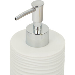Bali Curve Soap Dispenser - White - Wilko - thumbnail 3