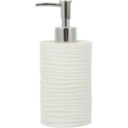 Bali Curve Soap Dispenser - White - Wilko - thumbnail 1