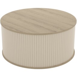 Mateo Round Coffee Table Beige - Wilko - thumbnail 7