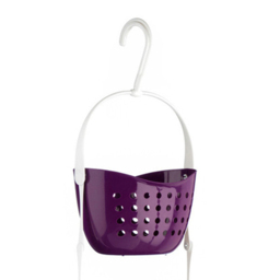 Premier Housewares 3 Tier Purple Shower Caddy - Size: 22 x 16 x 81cm - Wilko - thumbnail 3