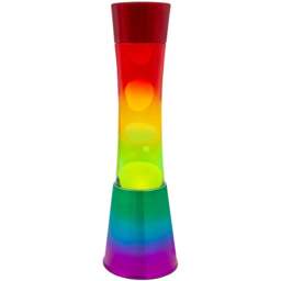 Global Gizmos Rainbow Lava Tower Lamp 16 inch - Size: 41 x 10 x 10cm - Multi - Wilko - thumbnail 1