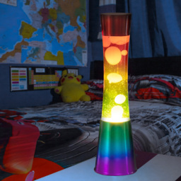 Global Gizmos Rainbow Lava Tower Lamp 16 inch - Size: 41 x 10 x 10cm - Multi - Wilko - thumbnail 5