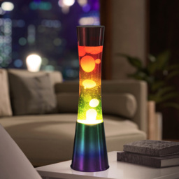 Global Gizmos Rainbow Lava Tower Lamp 16 inch - Size: 41 x 10 x 10cm - Multi - Wilko - thumbnail 3