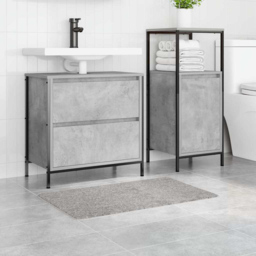 vidaXL Grey Anti-Slip Bath Mat 50 x 80cm - Size: 0.2 x 50 x 80cm - Wilko - thumbnail 3