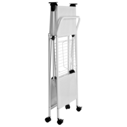Premier Housewares Rectangular Folding White Kitchen Trolley - Size: 56 x 47 x 92cm - Wilko - thumbnail 4