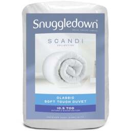 Snuggledown King Size White Scandinavian Hollowfibre Duvet  10.5 Tog - Wilko