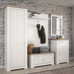 Florence Illopa Nelson and Snowy Oak Mirror - Size: 94 x 70cm - Brown - Furniture to Go - Wilko - thumbnail 5